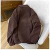 Autumn Jacket Baseball Suit Same Double-layer Loose and Versatile Trendy