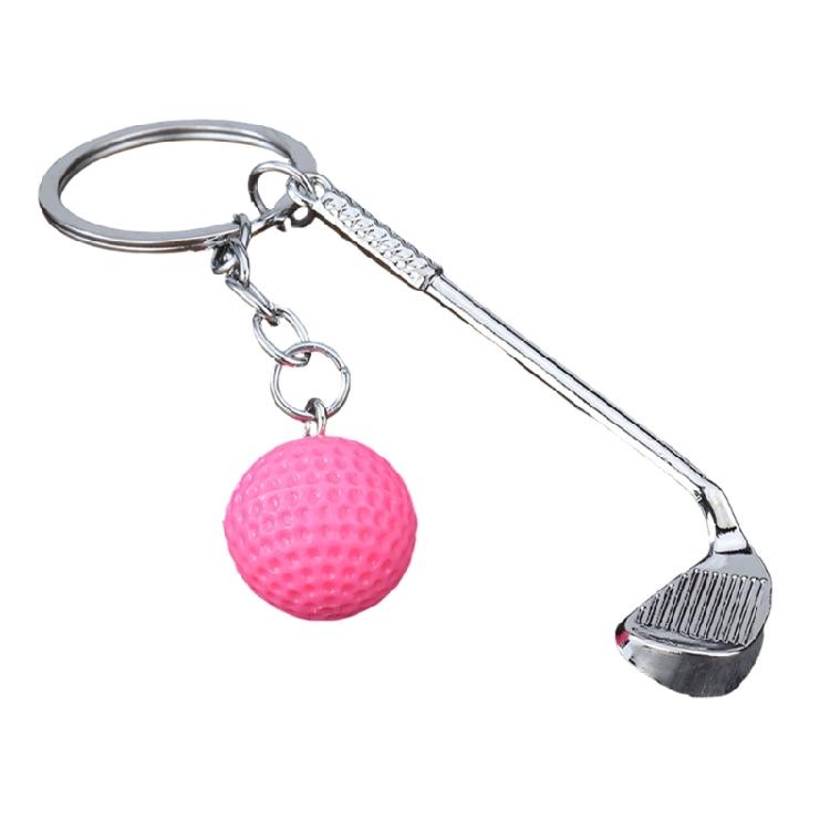 Backpack Keyring Ornament Golf Ball Key Chain Pendant Keychain Decorative Accessories Car Key Pendant Gift for Friend