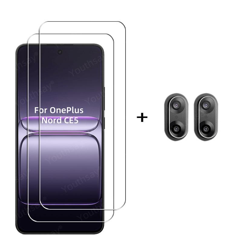 6in1 For OnePlus Nord CE5 Tempered Glass OnePlus Nord CE5 Screen Protector HD Protective Phone Camera Lens Film OnePlus Nord CE5