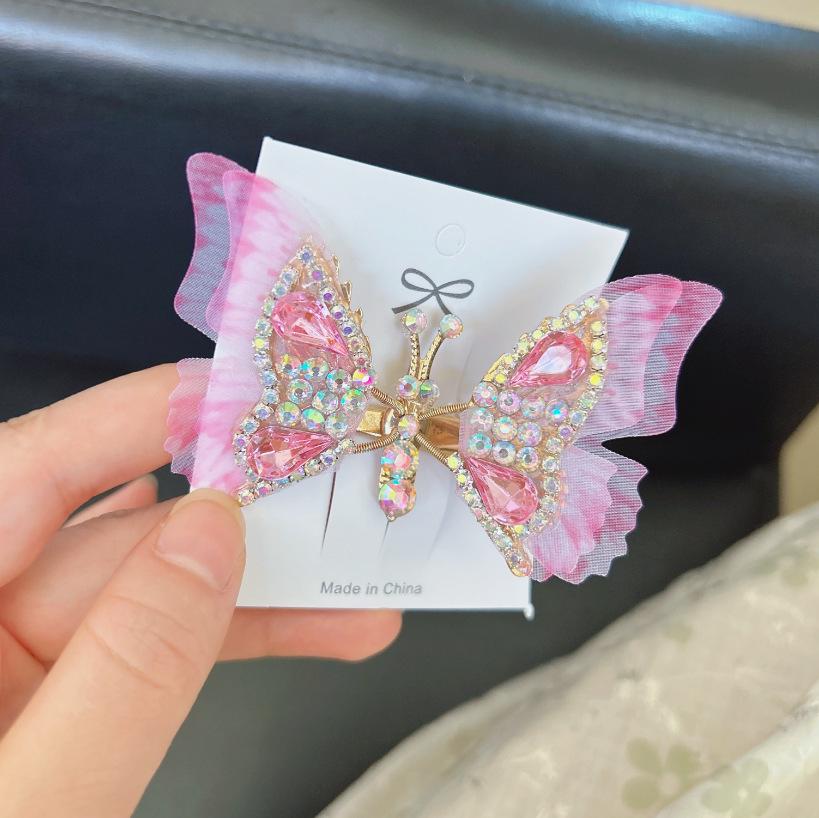 Korean Ancient Style Flapping Butterfly Tassel Hair Clip & Hairpin