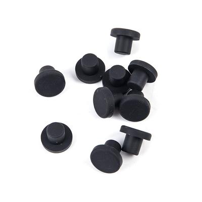 10 Stück Vollgummi-Lochkappen, 3–12 mm, hohe Temperaturbeständigkeit, Dichtungslochstopfen