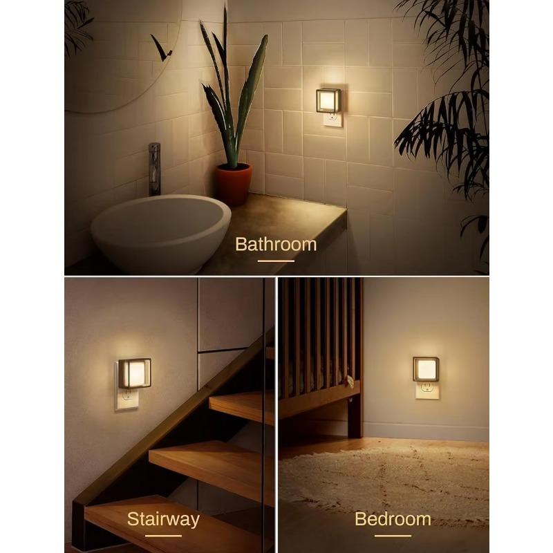 New Modern Small Wall Plug In Night Lamp Minimalist Led Baby Kids Sensor Night Lights Plug In Wall for Bedroom