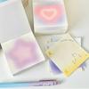 400Sheets High Quality Gradient Memo Pad Non-Sticky Dusk Sun Halo Note Paper Tearable Material Paper Stationery