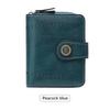 Women Retro Hollow Out Short Wallet Multi-Card Zipper Purse Clutch High Quality Multi Slot Card Wallet And Coin Purse Fashion Buckle Handbag