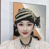 Cotton Muslim Headpiece Soild Color Turban Fashion Muslim Headscarf Cap  Women
