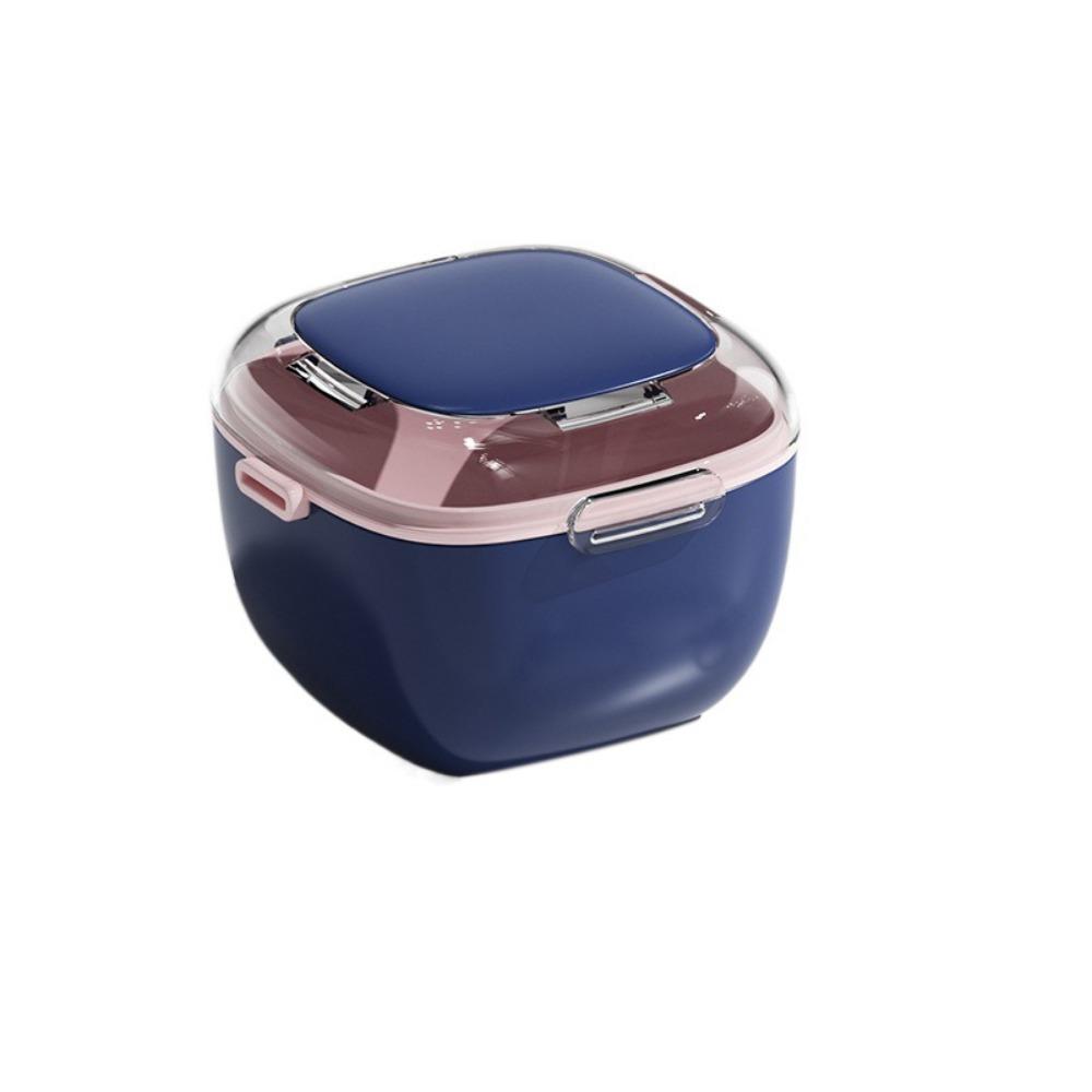 Sealed Orthodontic Retainer Storage Case Large Capacity Denture Soaking Cleaning Box  Travel