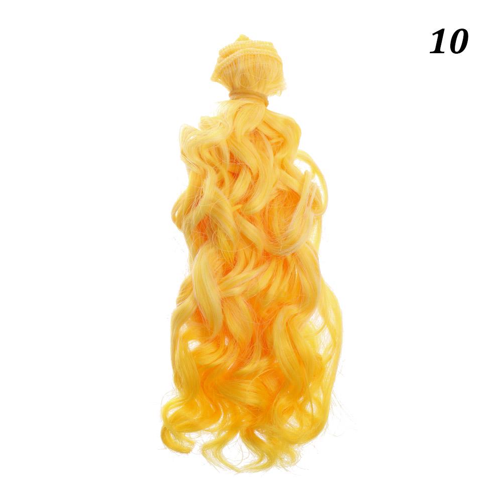 1/6 1/4 1/3 Fashion Small Tresses High-Temperature Screw Periwig Curly Wigs Diy Doll Hair Accessory Doll Toupee Kid Plaything Present