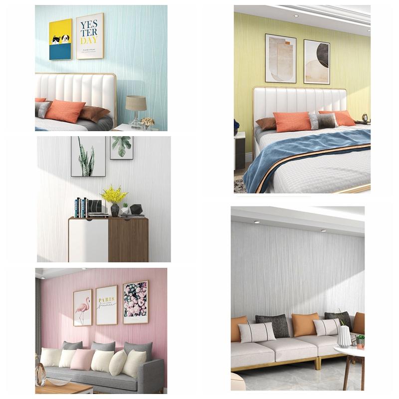 Self-adhesive Waterproof Moisture-proof Wallpaper Bedroom Living Room Renovation Wall Sticker Home Decor