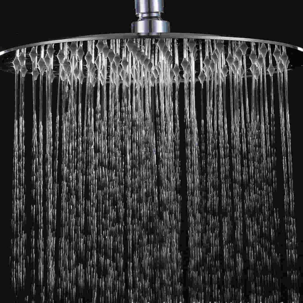 8‘’ Round Stainless Steel Rain Shower Head Rainfall Bathroom Chrome Sprayer New