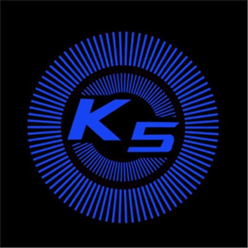 ENTQ1 2Pcs LED Car Welcome Door Lights Emblem Accessory For Kia GT-Line Sportage Ceed Rio Picanto Sorento Soul Cerato Venga Forte K9