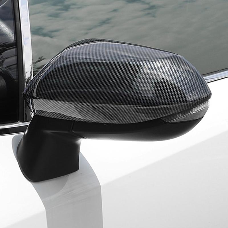 Auto Rückspiegel Abdeckung Trim Für Toyota Yaris Ativ Vios 2023 Zubehör ABS Carbon Side Tür Spiegel Streifen