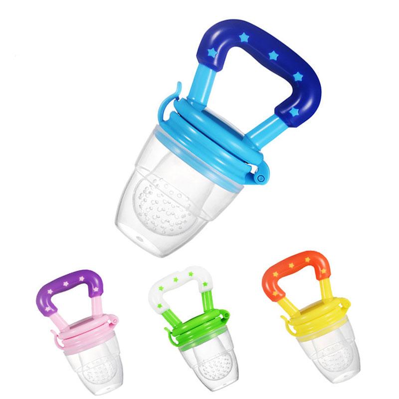 Silicone Baby Pacifier Holder Nipple Soother Toddler Kids Pacifier Feeder For Fruits Food Nibler