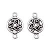 Filigree Diamond Shaped Connectors Ornate Multi Loop Links For Jewelry