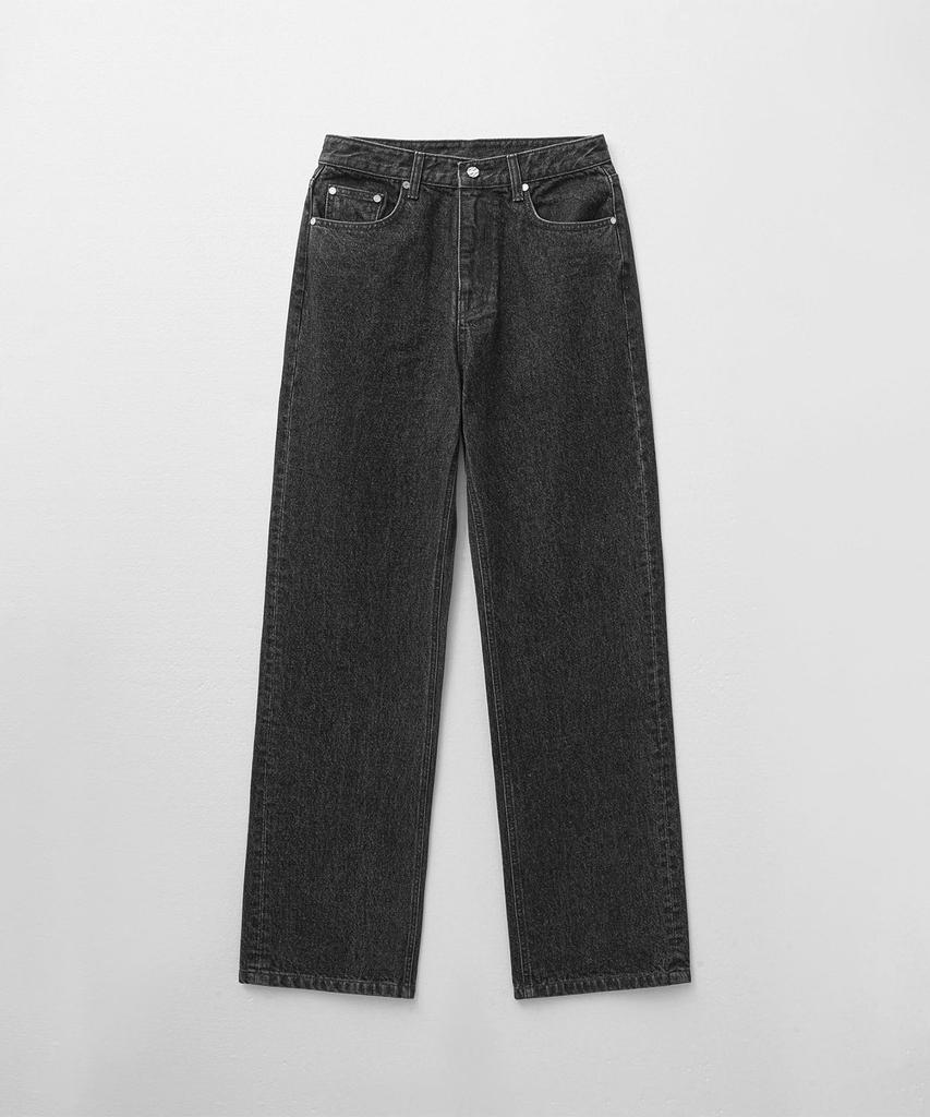 MONGDOL Straight Amc Denim Jeans Black Mdpt056Black
