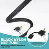 22FT 4 Pin 5 Wire Trailer Wiring Harness Protected By Nylon Net Tube, Utility Pure Copper Boat Trailer Wiring Kit For Trailer Tail Light Rewiring,