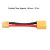 XT60 Female to XT90 Male Connector 12AWG High Bending RC Connector Reusable XT60 Connector for RC Car Model Aircraft Model