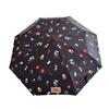 Oil painting flower umbrella women's wind and rain dual-purpose small fresh sun protection UV protection automatic folding sun umbrella
