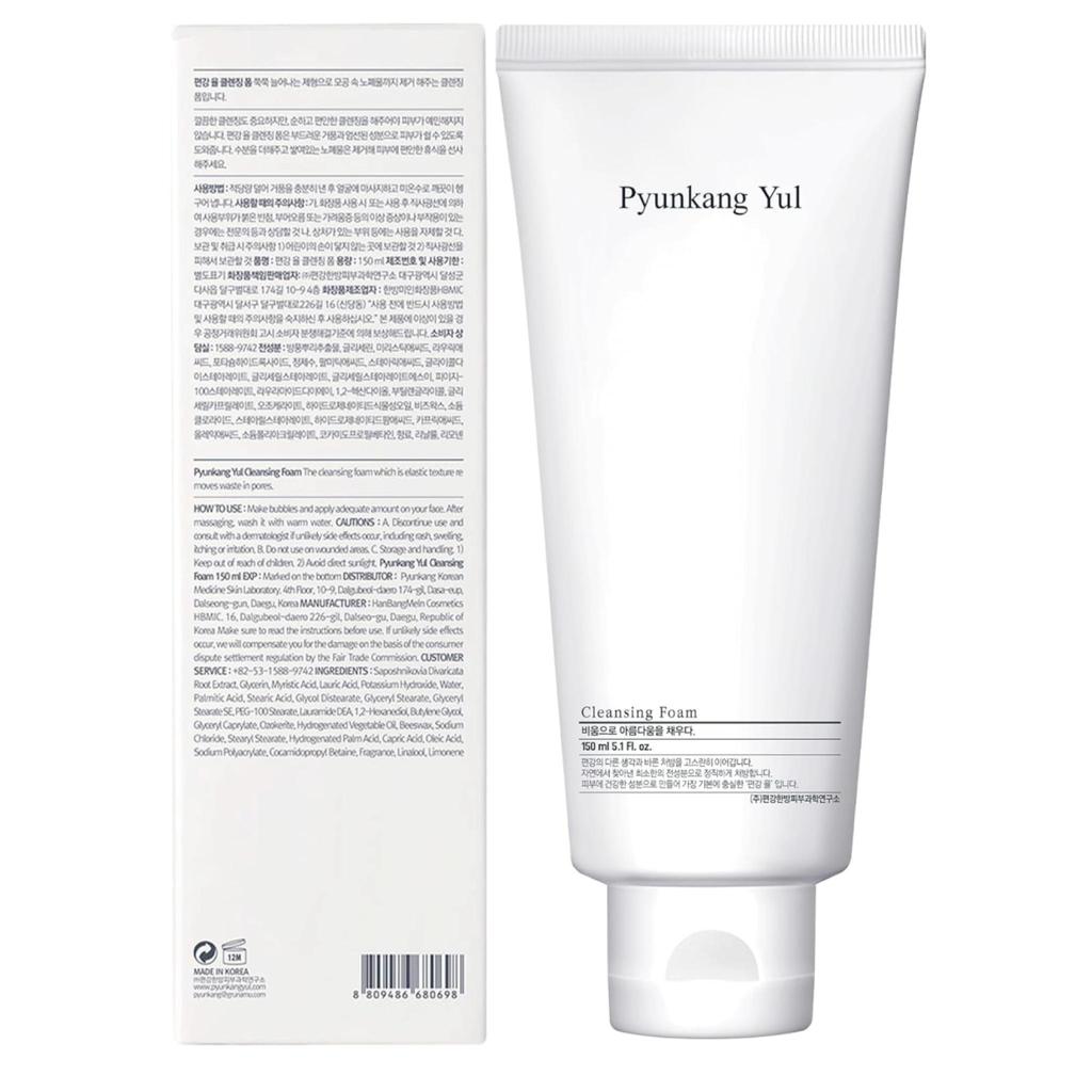 PYUNKANG YUL Pianka do mycia twarzy Koreański żel do mycia twarzy dla wszystkich typów skóry 150ml