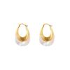 French light luxury simple classic fritillary ear buckle high sense retro elegant warm earrings light luxury atmosphere earrings