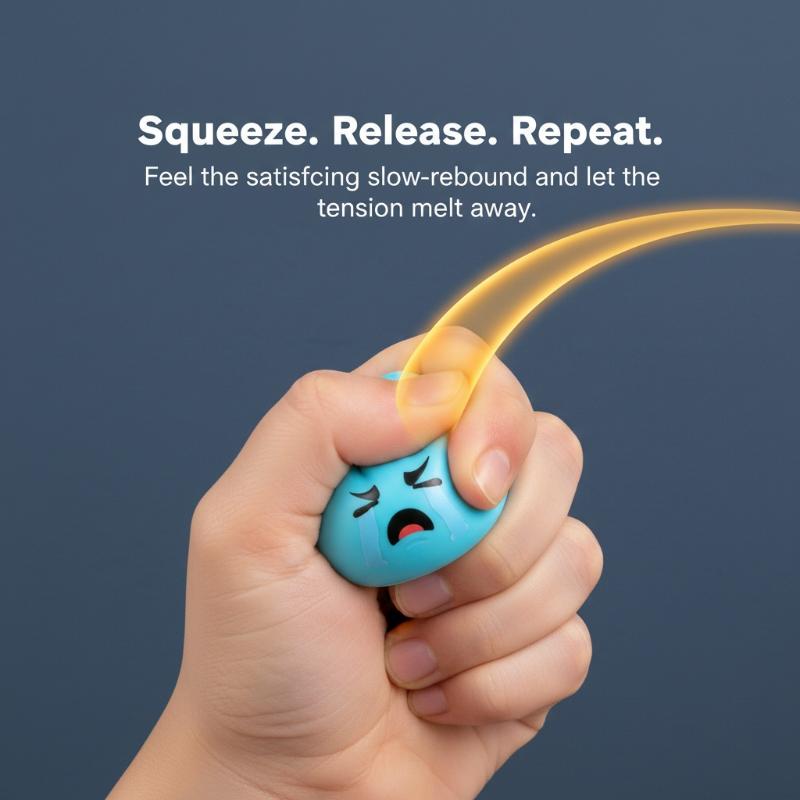 1 Adult Stress Relief Toy, Simulated Dumpling Squeezing Toy, Children'S Slow Rebound Stress Relief Toy