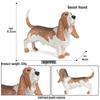Realistic Corgi Puppy Heart Model: Cute Animal Toy & Desktop Ornament
