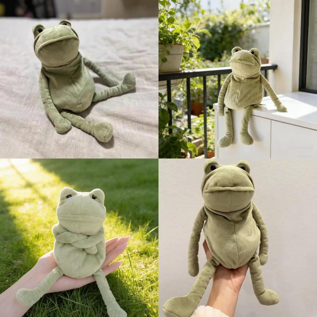 Fugs Frog Plush Toy Keychain Kids Girls Boys Soft Stuffed Animal For Collection And Comfort