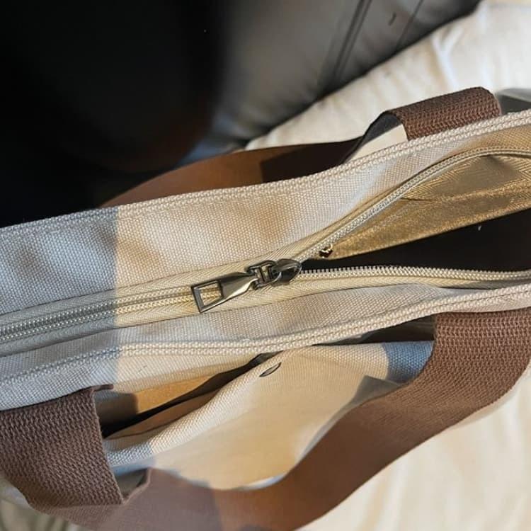 Large capacity canvas tote bag women's shoulder bag