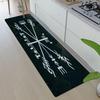 Entrance Front Doormat Symbol Valknut Nordic Valhalla Non-slip Kitchen Living Room Rug Balcony Bathroom Foot Floor Mat Carpet