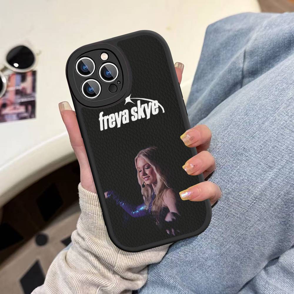 F-Freya S-Skye Sänger Leder Handyhülle Für IPhone 15 14 13 Pro Max 12 11 16 Plus Handyhülle