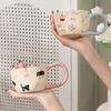 Niedliche Katze Keramiktasse kreative Hand Kaffeewasserbecher für Mädchen, Geburtstag, Geschenk Büro Frühstückstasse