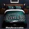 Philadelphia Eagles Design Bett Bettwäsche Set 1 Bettbezug + 2 Kissenbezüge Weich Atmungsaktiv Haushalt Bettwäsche