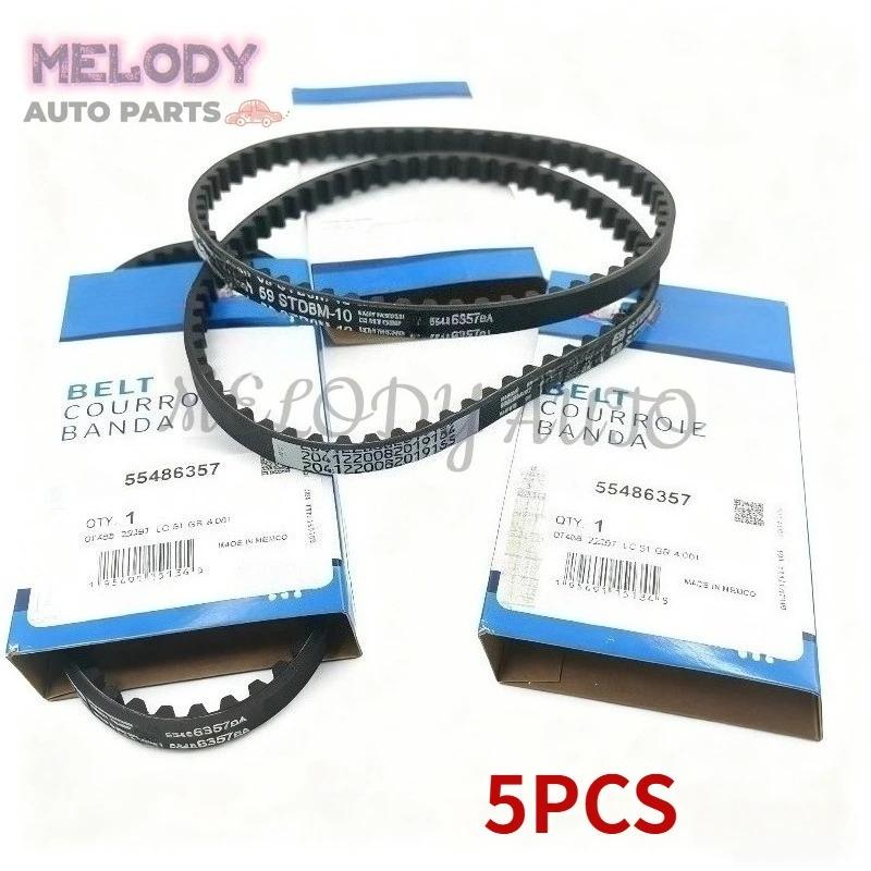 5PCS 55486357 STD8M-10 Engine Timing Belt For Chevrolet Tracker Onix Car Accessories