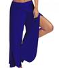 Plus Size Chiffon Palazzo Pants with Wide Leg Flare for Yoga and Casual Wear In 10 Colors