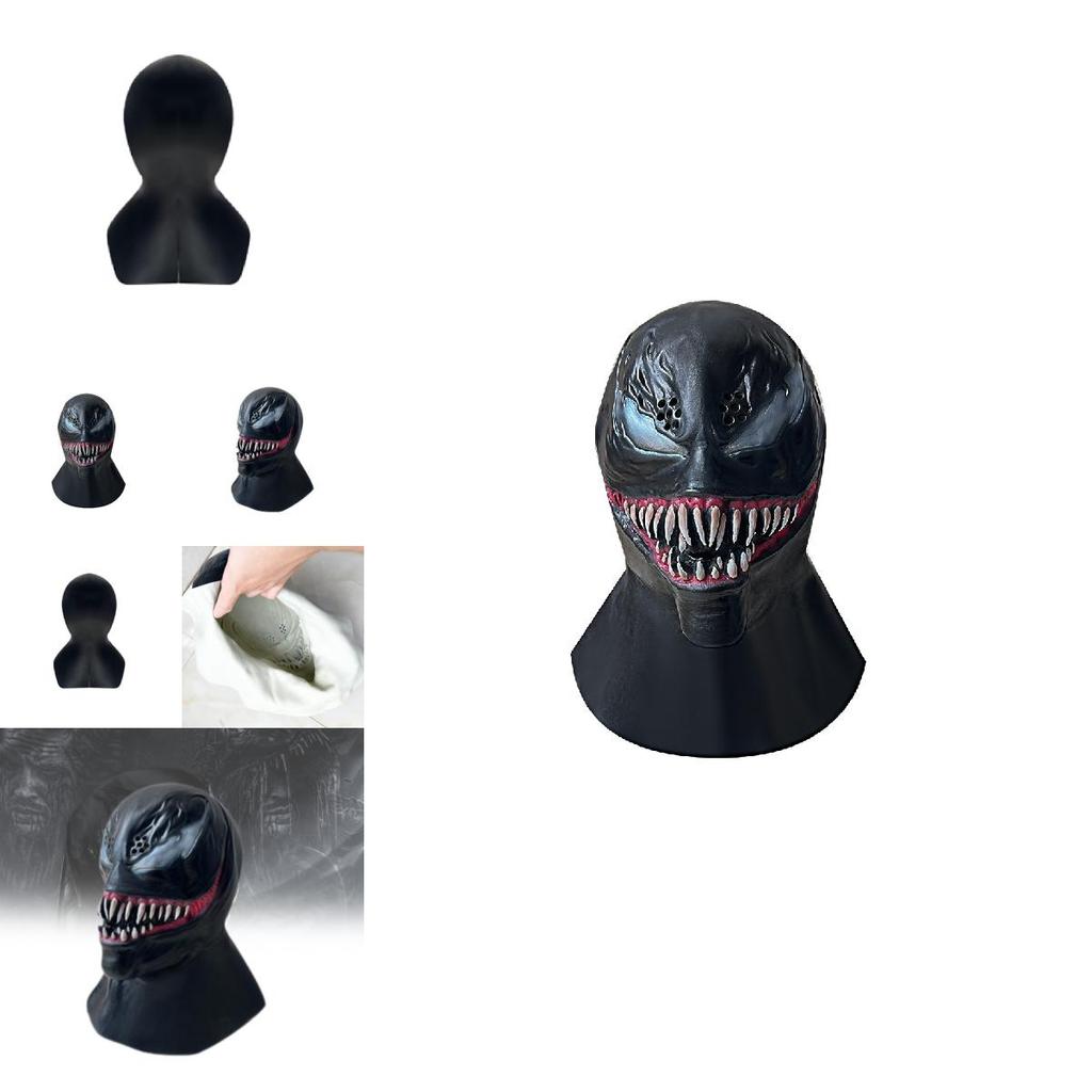 High Quality Latex Venom Mask For Halloween Cosplay And Costume Parties Ideal For Birthdays And Festivals