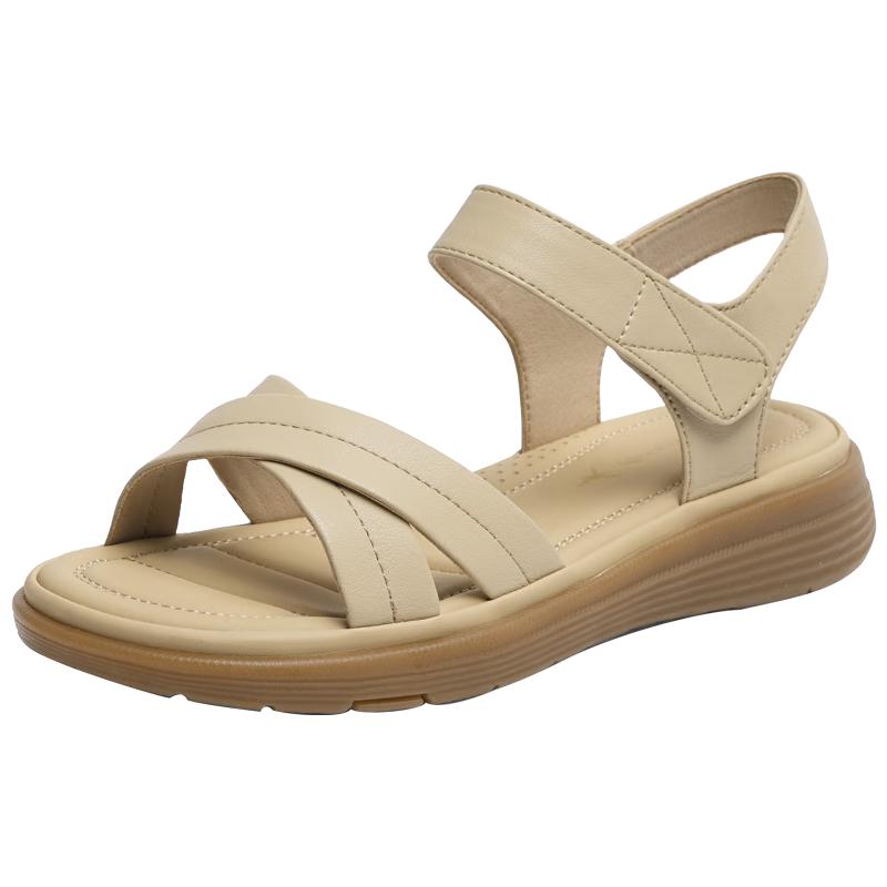 Red Dragonfly Women s Comfort Velcro Leather Sandals WJK24843 38