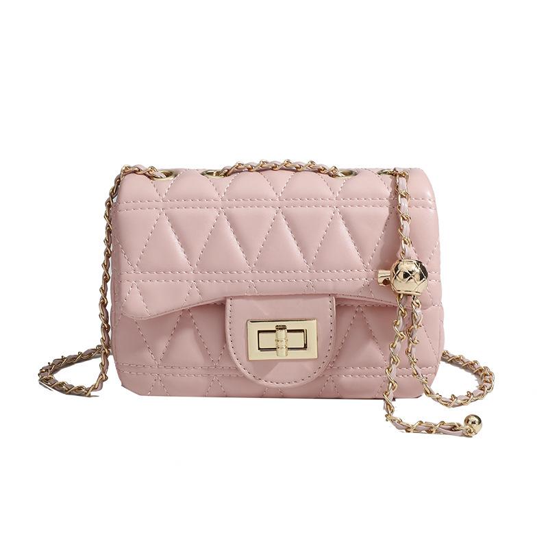 Women's Bag Chain Women's Bag Shoulder Messenger Bag Versatile PU Small Bag Diamond Embroidered Bag