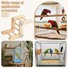 A84E-Adjustable Wood Ladder For Parrots, Bird Climbing Equipment , Sturdy Sunflower Hammock, Parrot Accessories