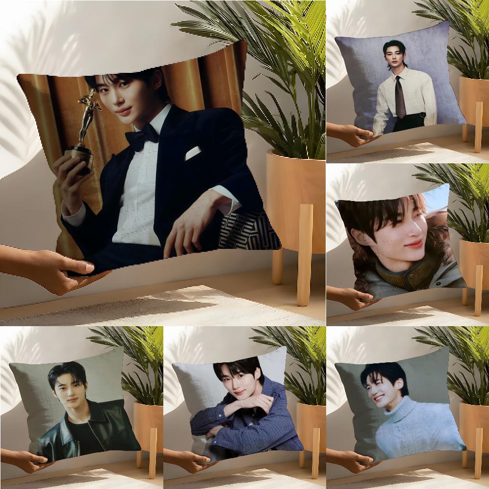 Federa Cuscino Corea Byon Woo-Seok Copricuscini in Lino Per Divano Decorativo Cuscini per Casa Federe Cuscini per Sedile Auto