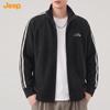 JEEP Men's Stand-Collar Zip-Up Sports Jacket