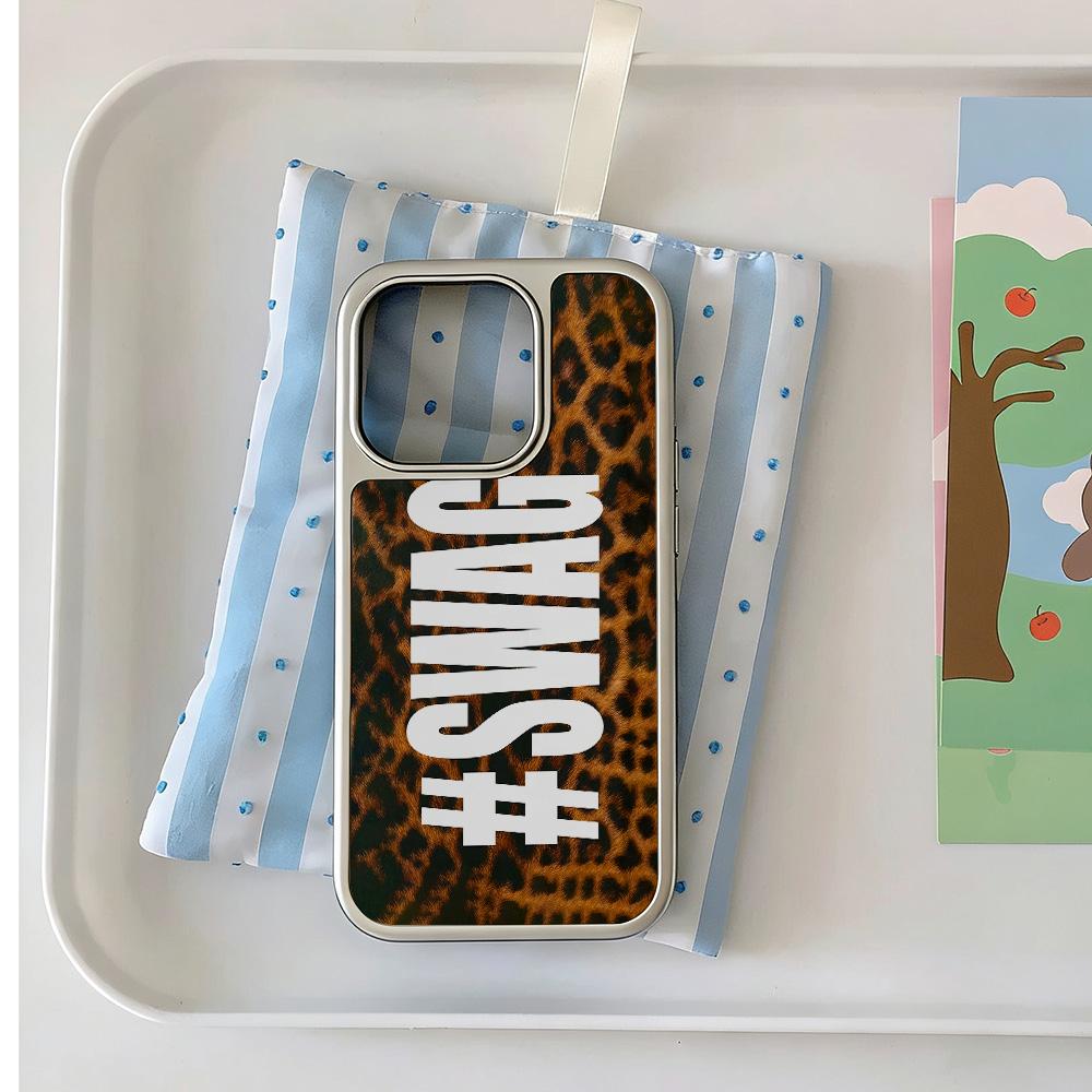 New Y2K Style SWAG Phone Case for IPhone 17 16e 16 15 14 13 12 11 Air Pro Max X XR XSMAX 8 7 Plus Luxury Clear Soft Back Cover