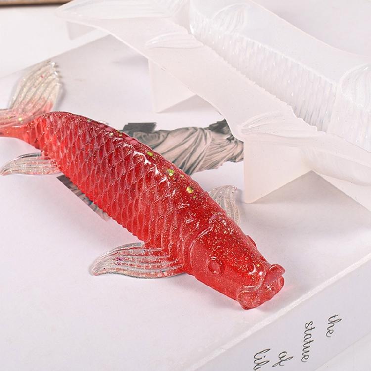 Valentines Large Fish Mold DIY Ornaments Pendant Epoxy Resin Crafting Mold