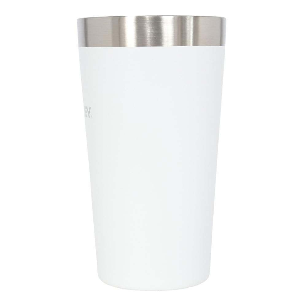 Stanley Camping Cup/Mug, 0.35L Pint, Frosted Gloss, 10-13022-035 (White/FF)