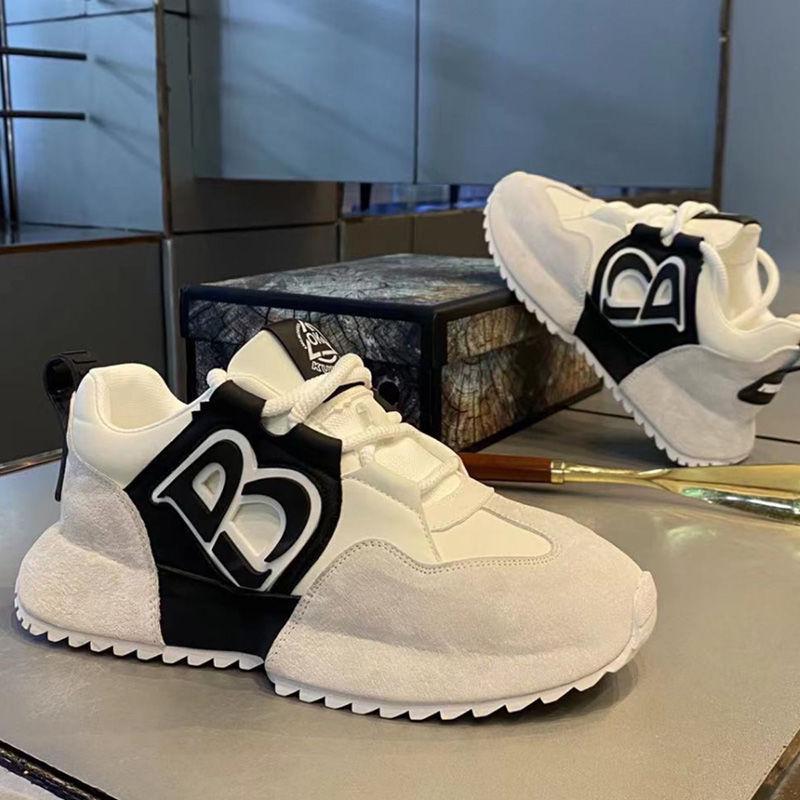 

Men s Cross-Border Co-Branded Casual Sneakers: Versatile Autumn/Winter High-End Trendy Dad Shoes Size 43 білий