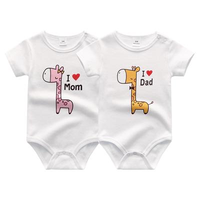 Unisex Babykleidung Baumwolle Cartoon Kleinkinder Jumpsuits Pyjamas Kleidung
