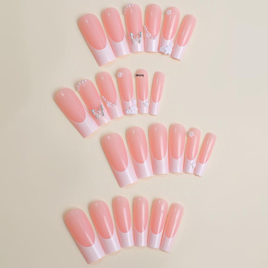 Piese de Artă Unghială Armură Fluture Florală Europeană și Americană