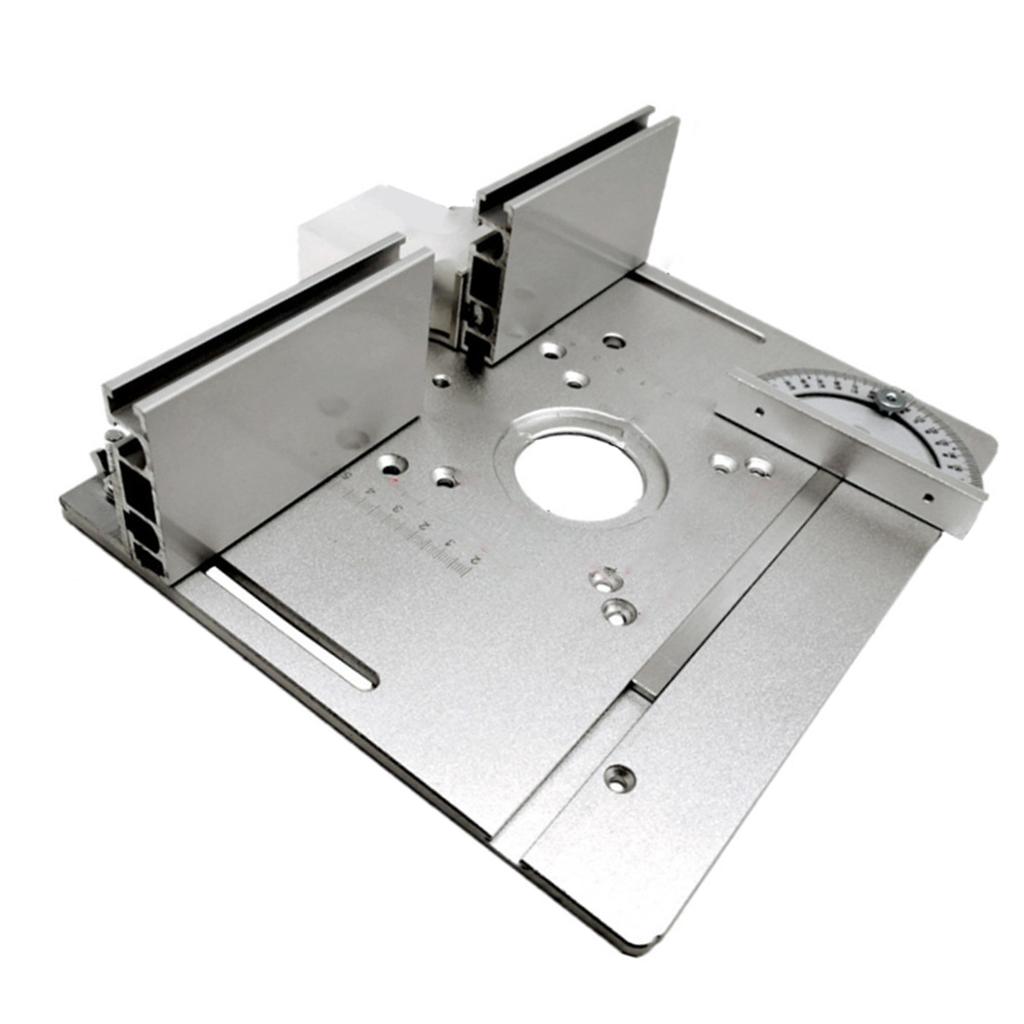 Router Table Insert Plate 2 in 1 Woodworking Bench Flip Board for Electric Routing Trimming Machine