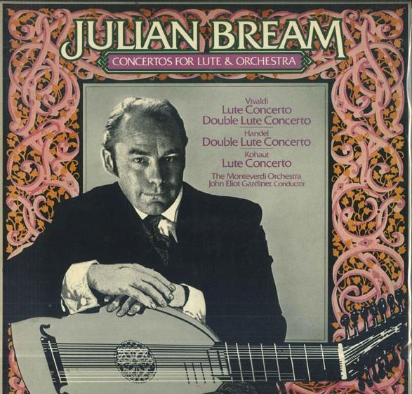 

Виниловая пластинка JULIAN BREAM MONTEVERDI ORCHESTRA Вивальди Гендель Кохаут Концерт ARL11180 RCA RED SEAL 1975 Великобритания Классика Б/у