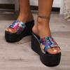 2024 summer new sandals women's platform comfortable slippers women's sandals