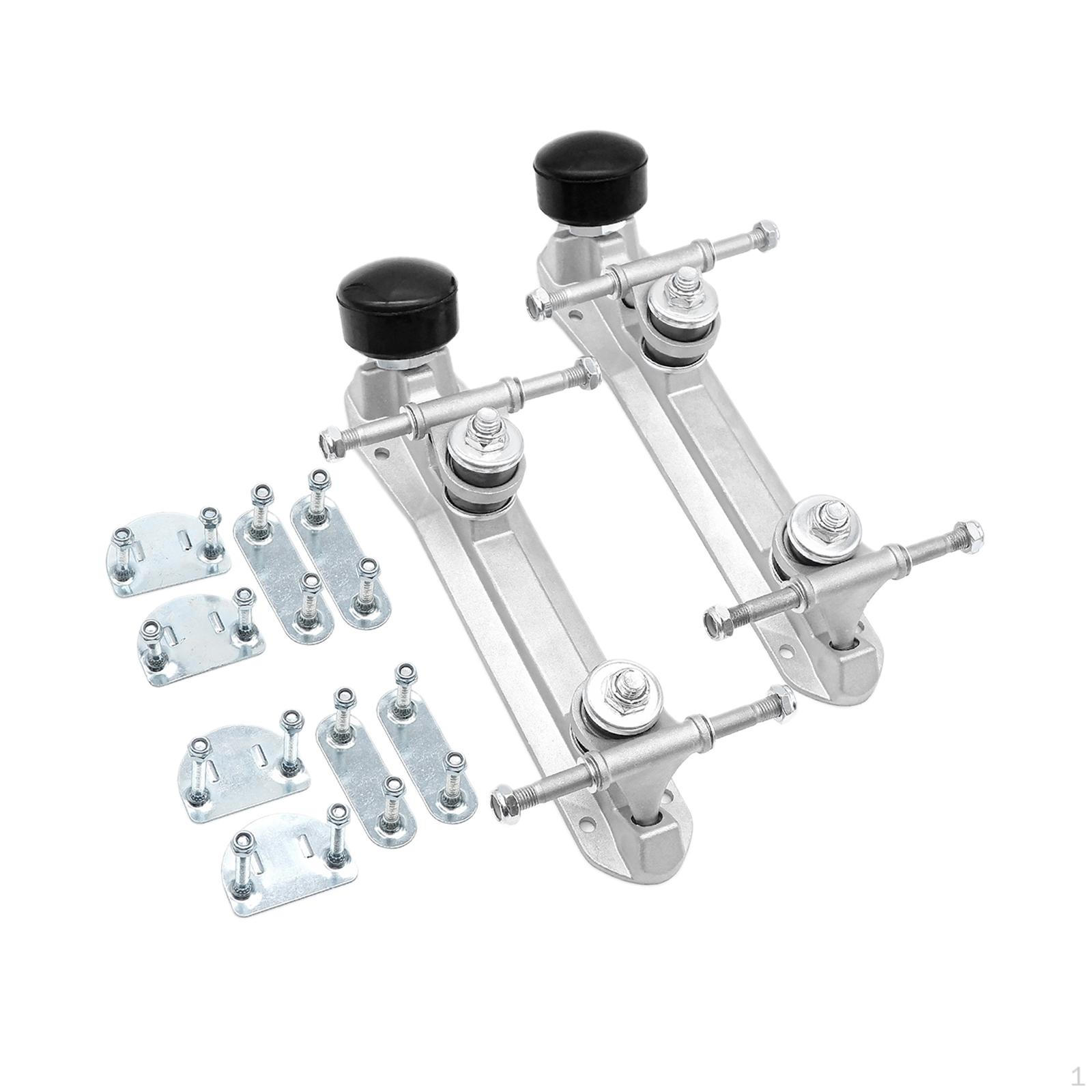 

1 пара дворядного кронштейна для роликових ковзанів. Взуття для взуття для катання своїми руками 30cm