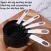 10 Pcs Measuring Cups & Spoons Sets Hot Selling Classic Stainless Steel Plastic Measuring Spoons Household Kitchen Baking Tools